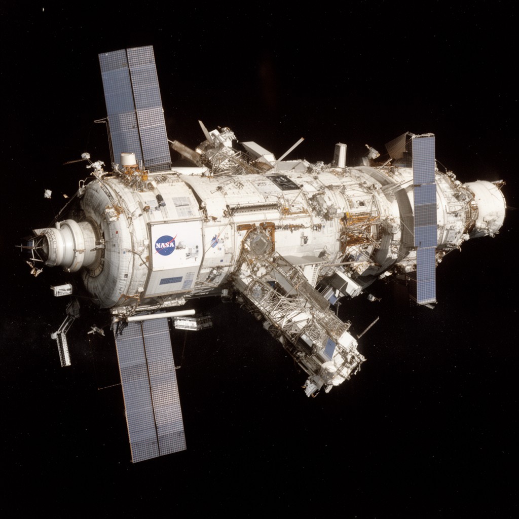 AI-generated illustration of Skylab program