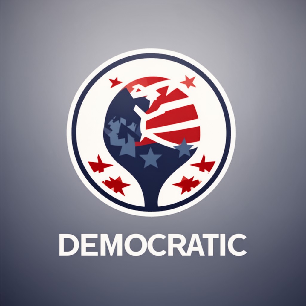 AI-generated illustration of Democratic Party