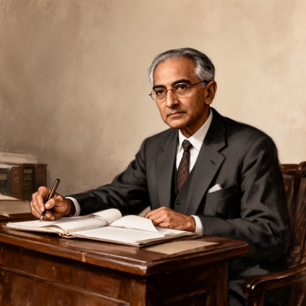 AI-generated illustration of Lalitha Chandrasekhar
