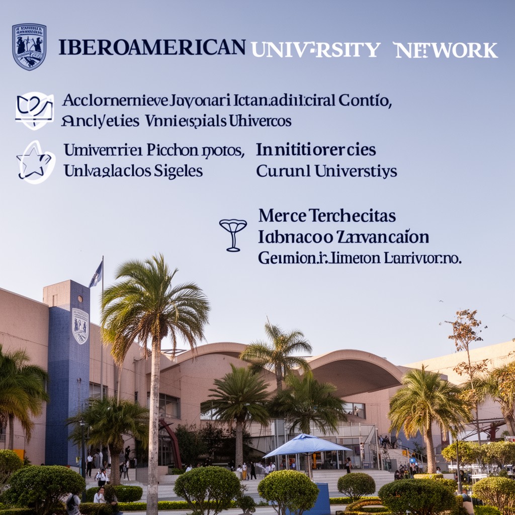 AI-generated illustration of Iberoamerican University Network