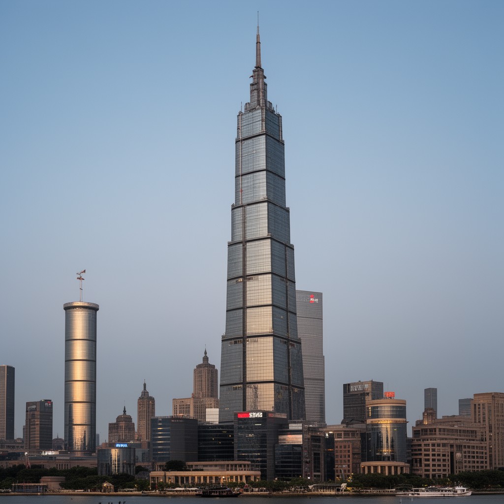 AI-generated illustration of Jin Mao Tower