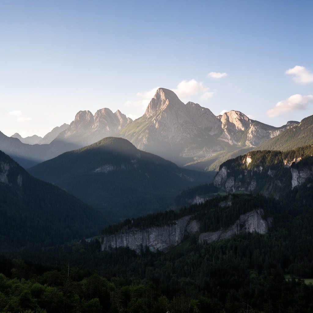 AI-generated illustration of Jura Mountains