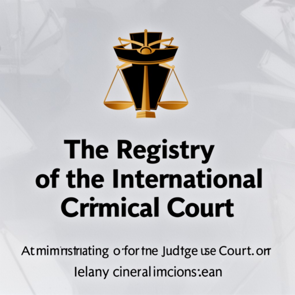 AI-generated illustration of Registry of the International Criminal Court