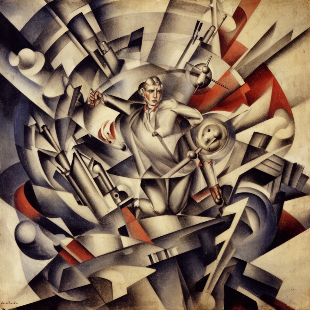 AI-generated illustration of Futurism
