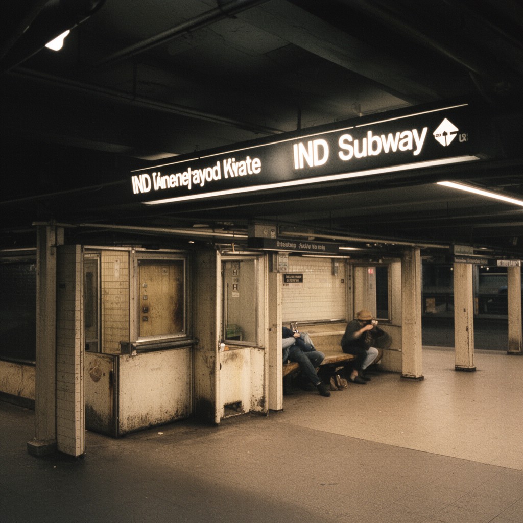 AI-generated illustration of IND Subway