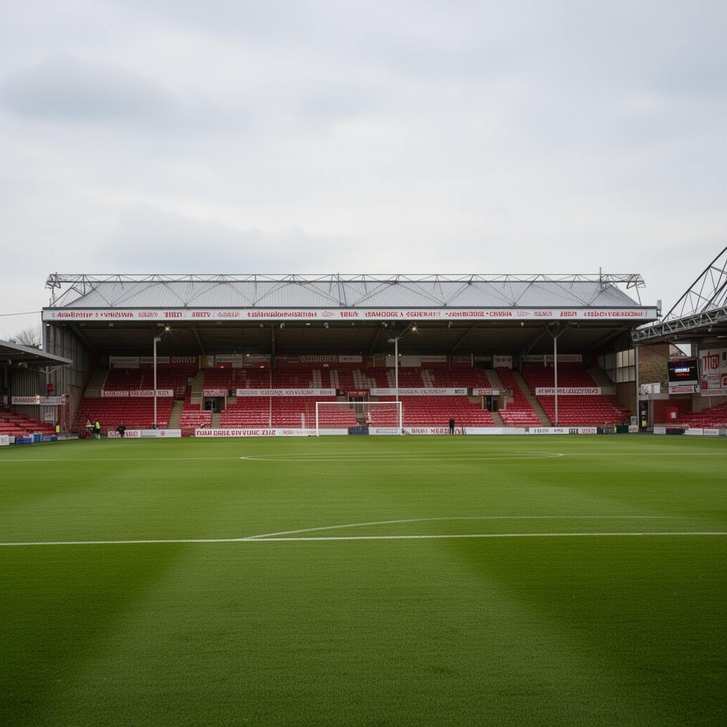 AI-generated illustration of Abbey Stadium