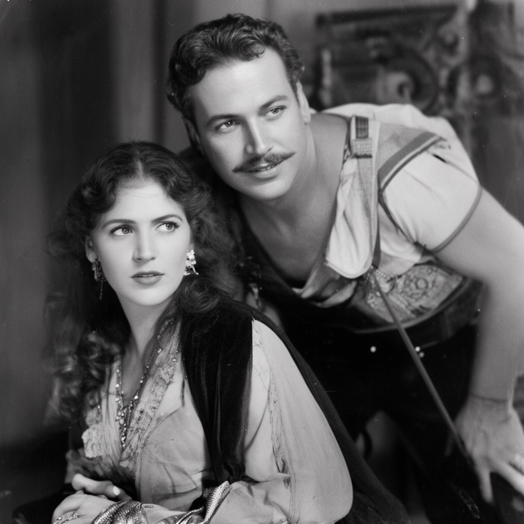 AI-generated illustration of Don Juan (1926 film)