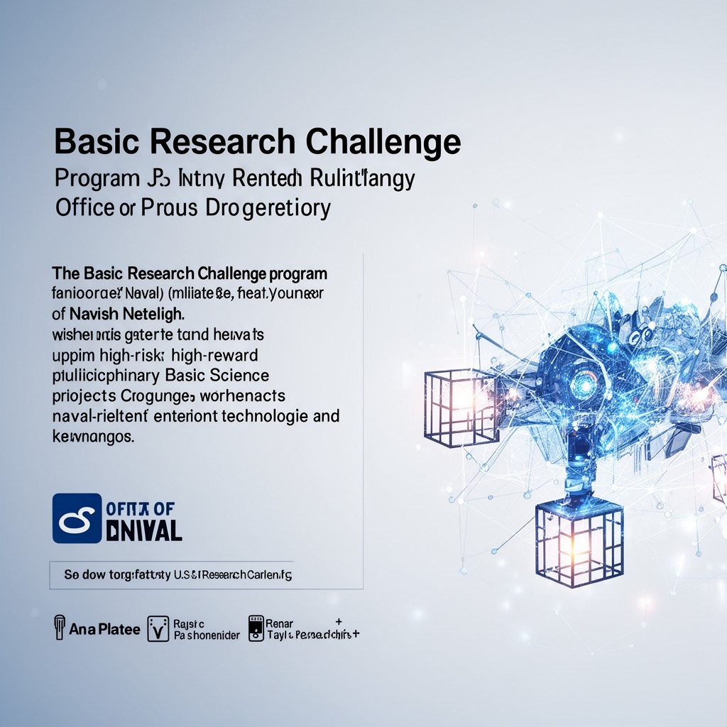 AI-generated illustration of Basic Research Challenge program