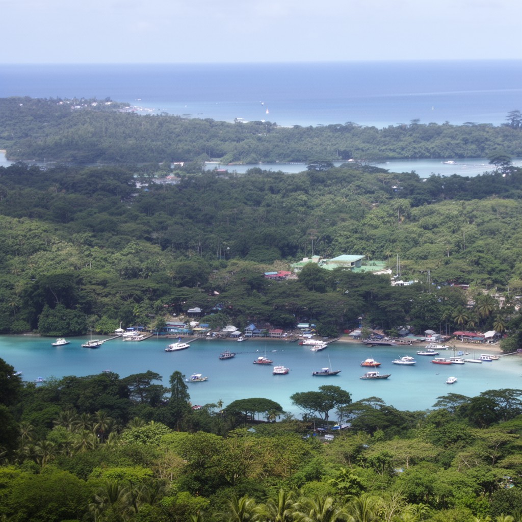 AI-generated illustration of Solomon Islands