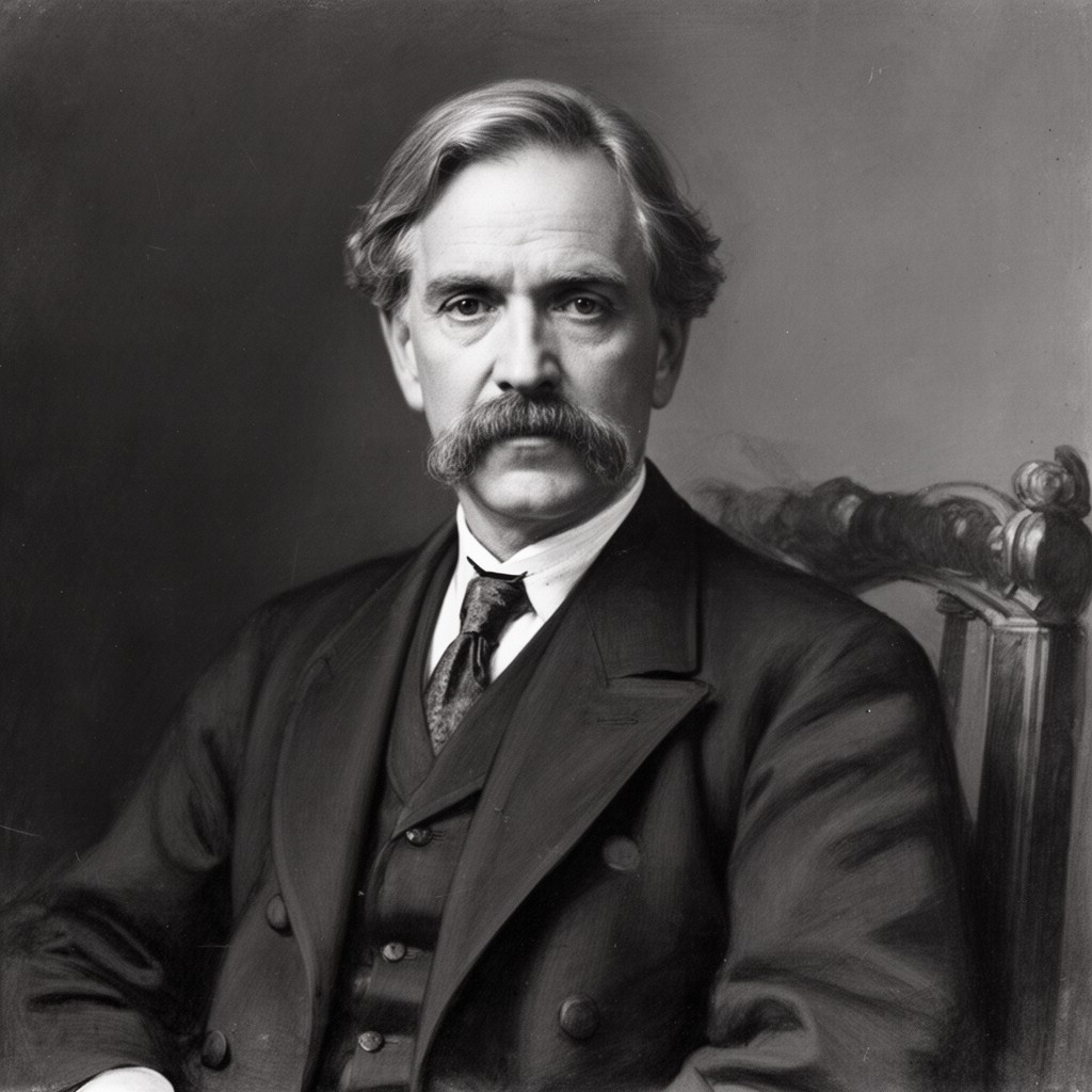 AI-generated illustration of Henry Adams