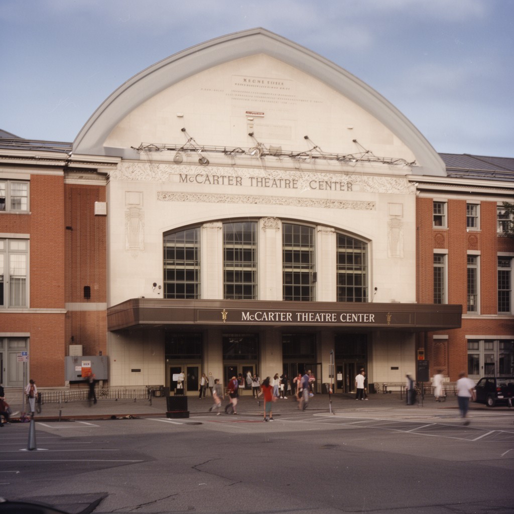 AI-generated illustration of McCarter Theatre Center