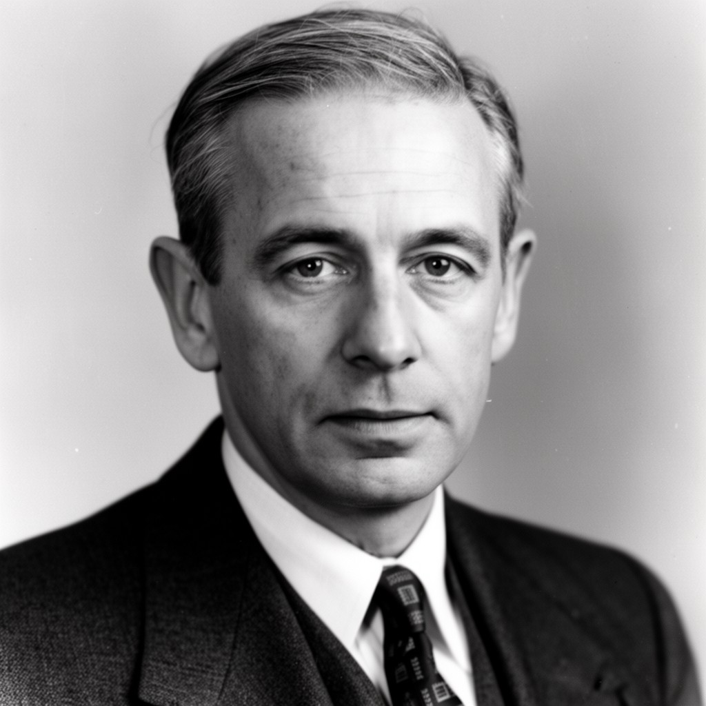 AI-generated illustration of A. J. Ayer