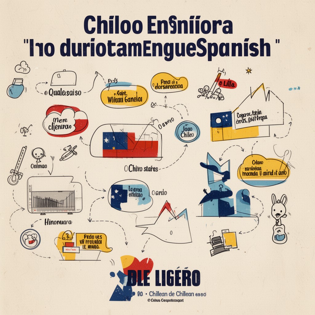 AI-generated illustration of Chilean Spanish