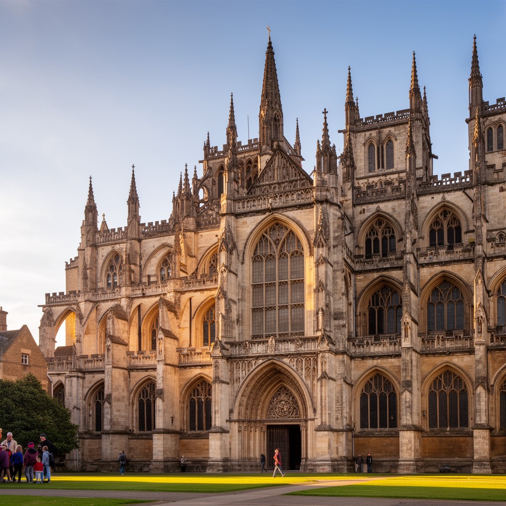 AI-generated illustration of Gloucester Cathedral