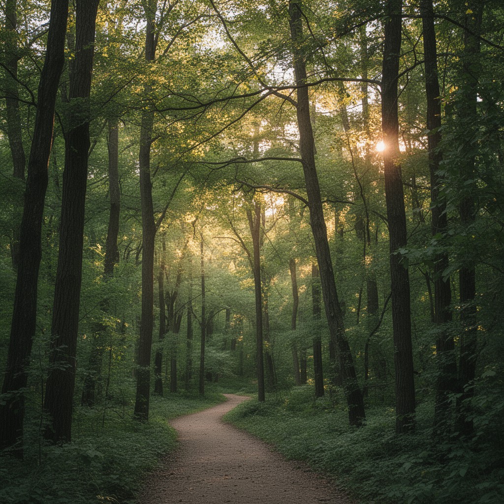 AI-generated illustration of Frick Park