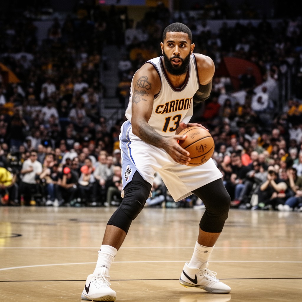 AI-generated illustration of Kyrie Irving
