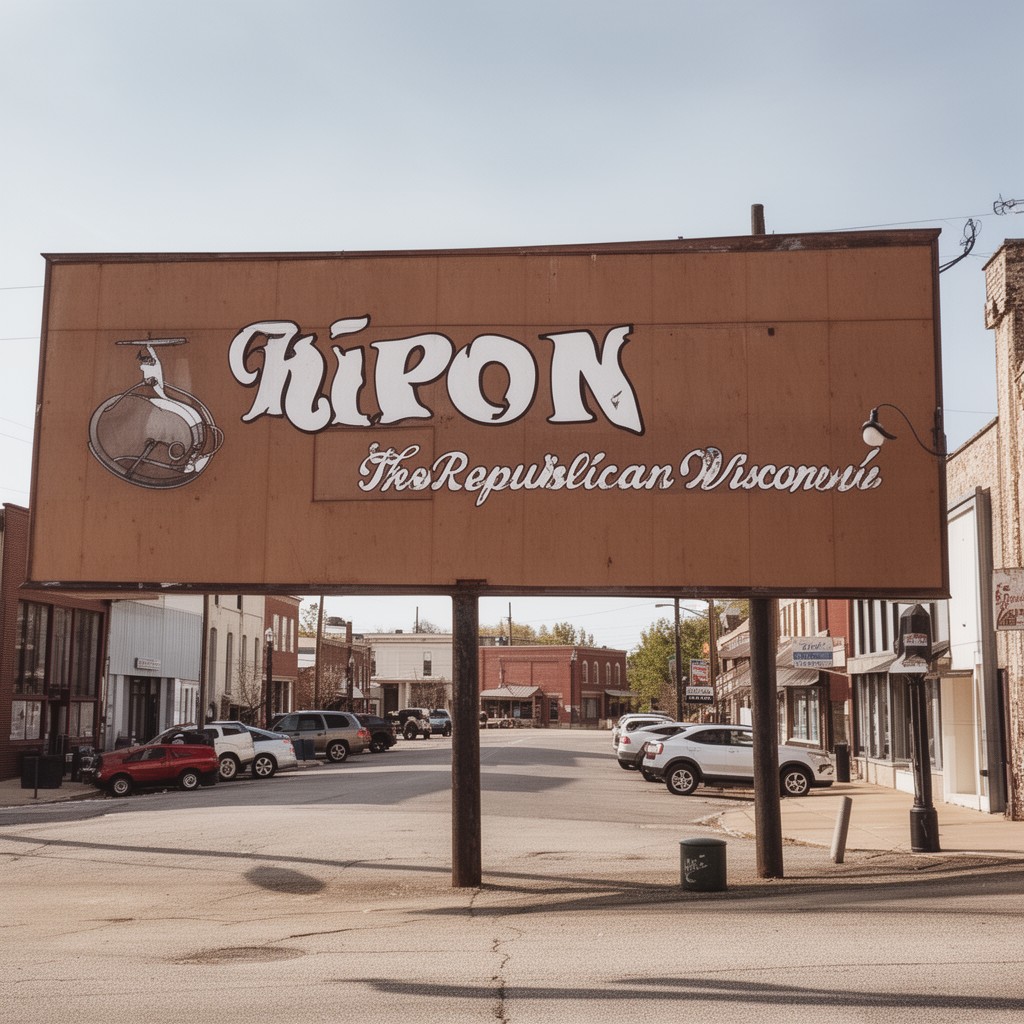 AI-generated illustration of Ripon, Wisconsin