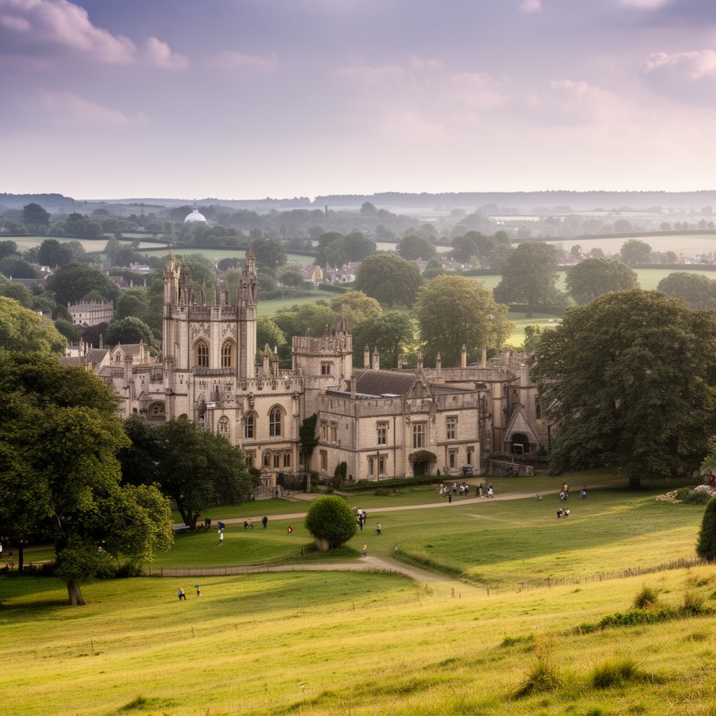 AI-generated illustration of Oxfordshire