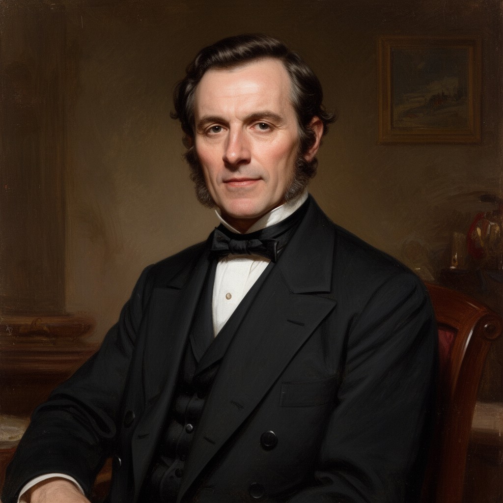 AI-generated illustration of Robert Peel