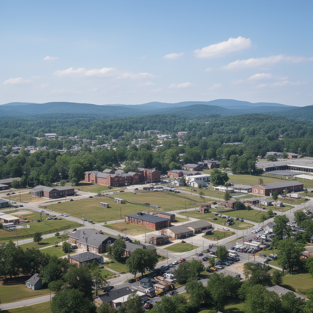 AI-generated illustration of Fort Devens, Massachusetts