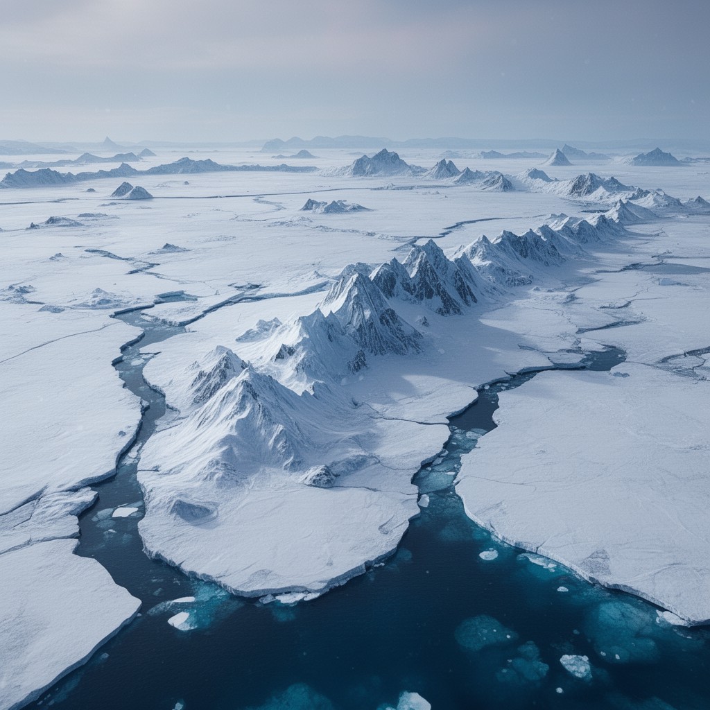 AI-generated illustration of Lomonosov Ridge
