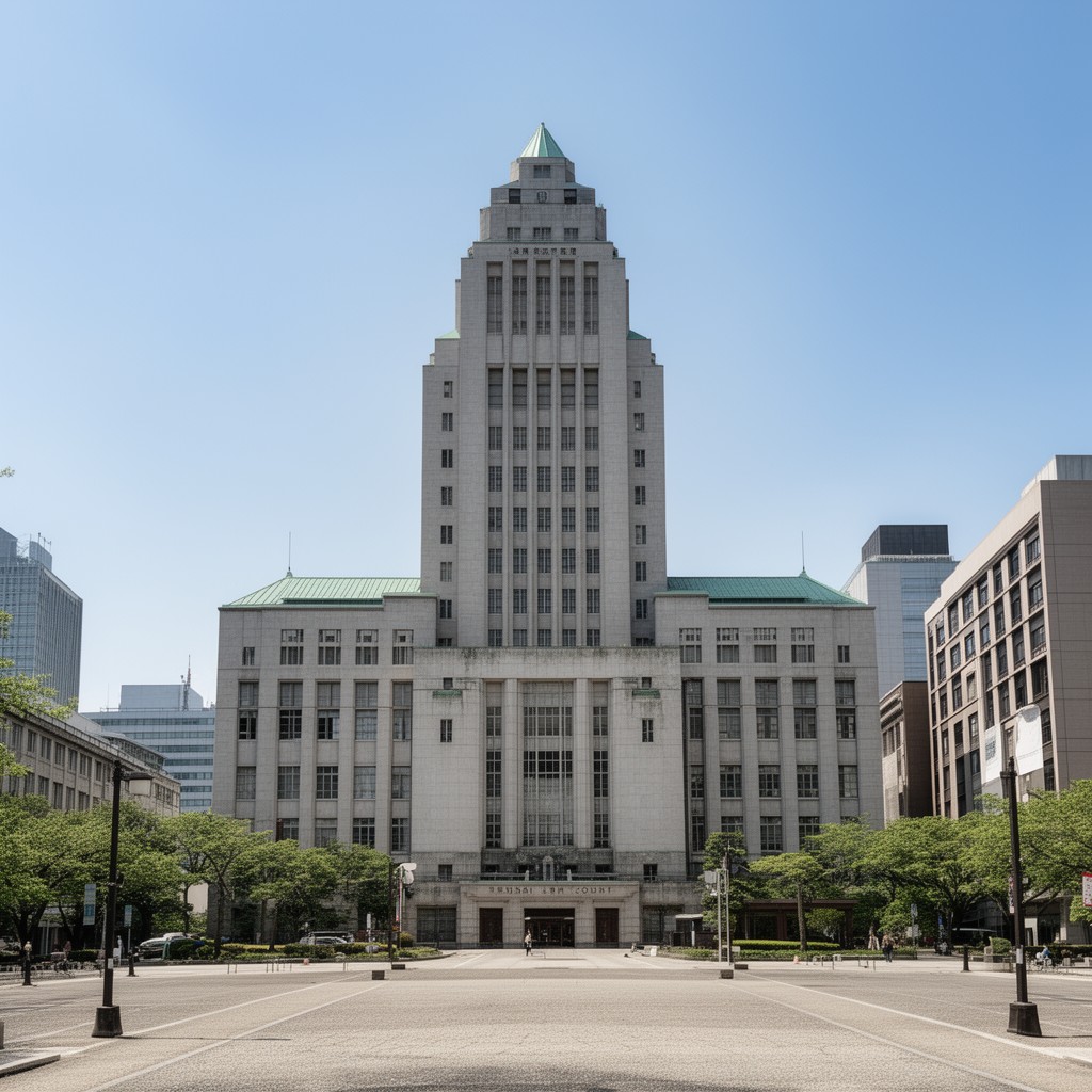 AI-generated illustration of Sendai High Court