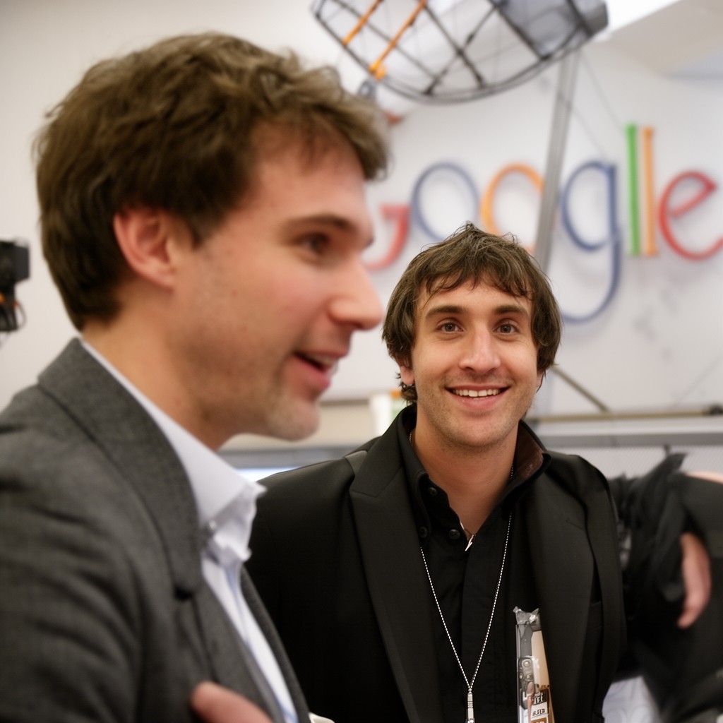 AI-generated illustration of Sergey Brin