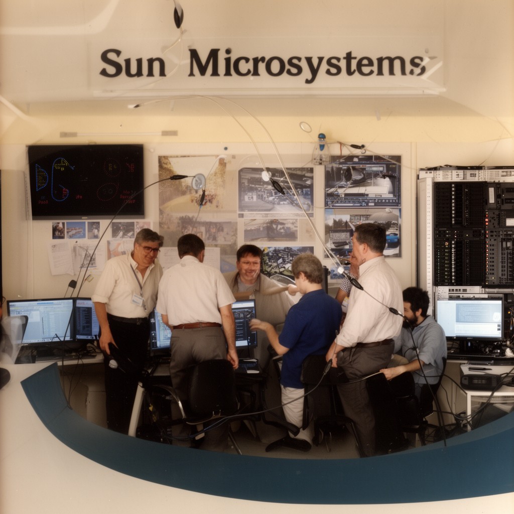 AI-generated illustration of Sun Microsystems