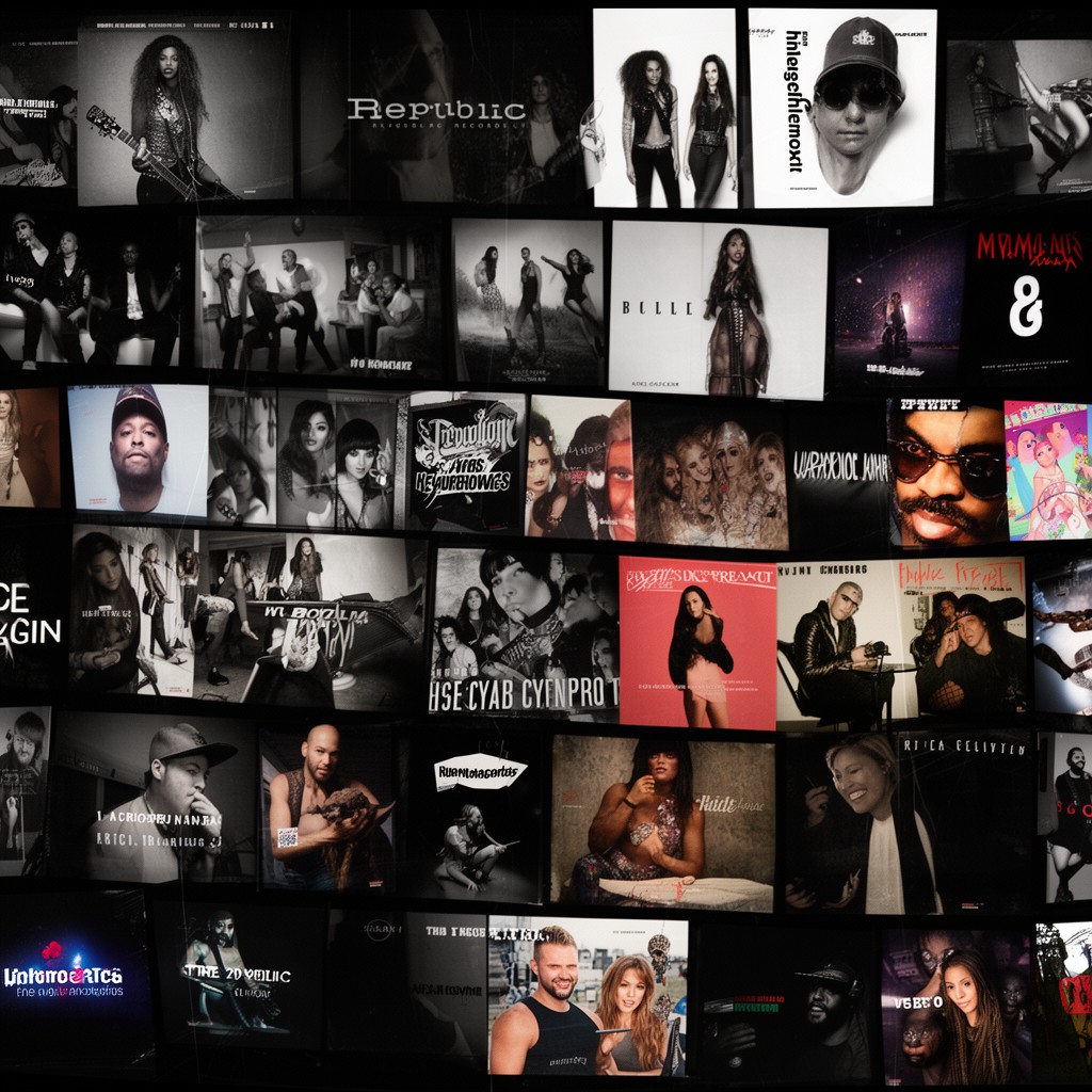 AI-generated illustration of Republic Records