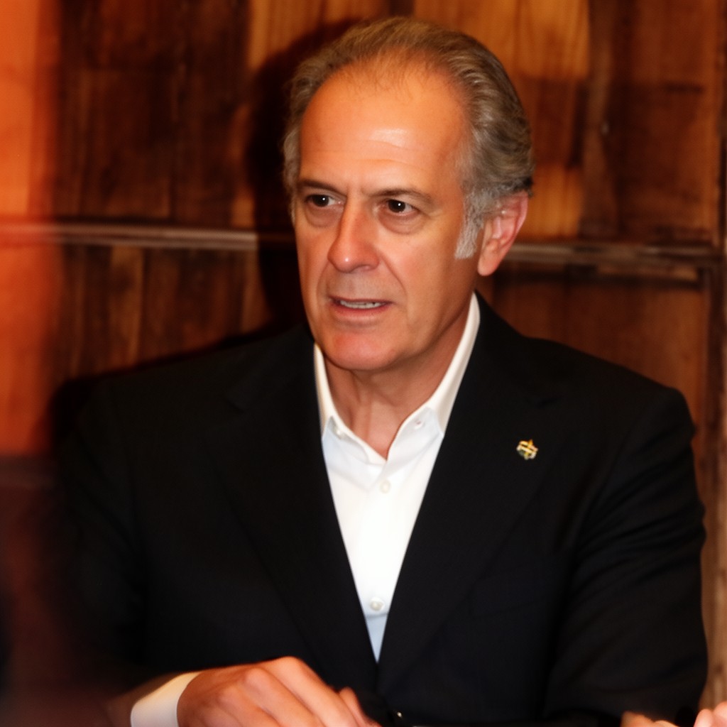 AI-generated illustration of Juan Carlos I of Spain