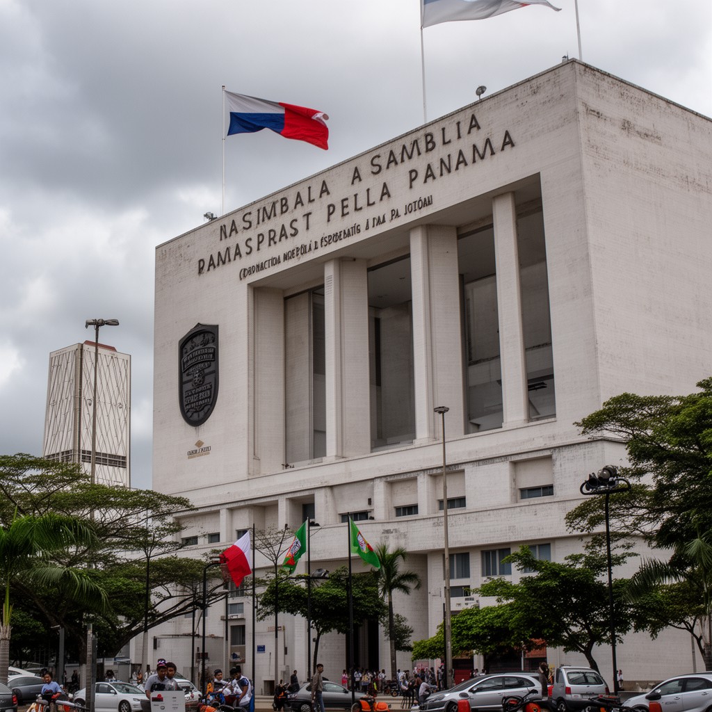 AI-generated illustration of National Assembly of Panama