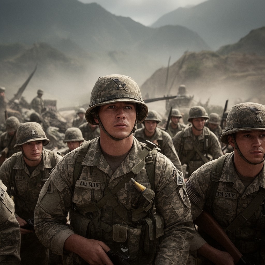 AI-generated illustration of 7th Marine Regiment