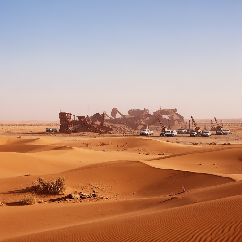 AI-generated illustration of Mauritania
