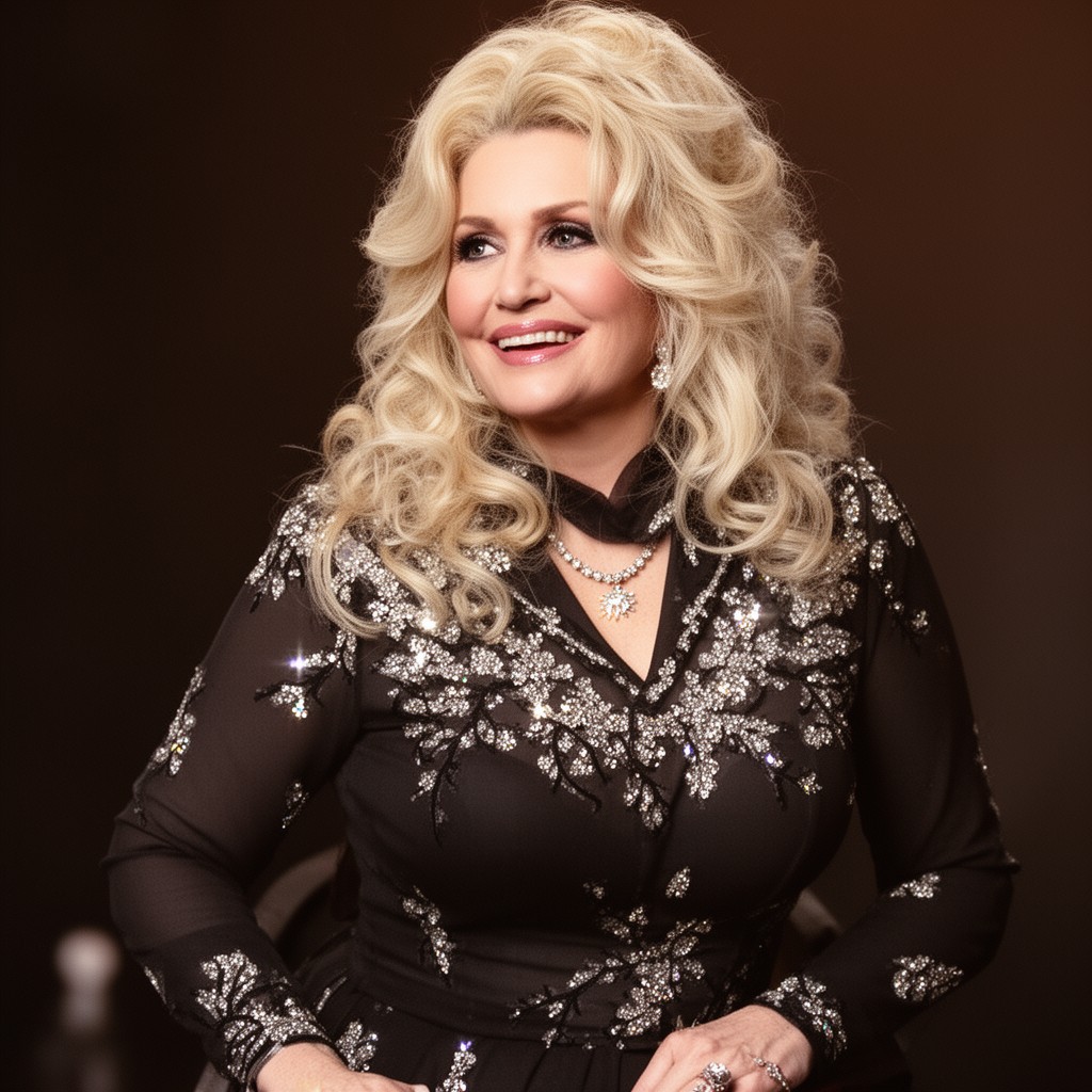 AI-generated illustration of Dolly Parton