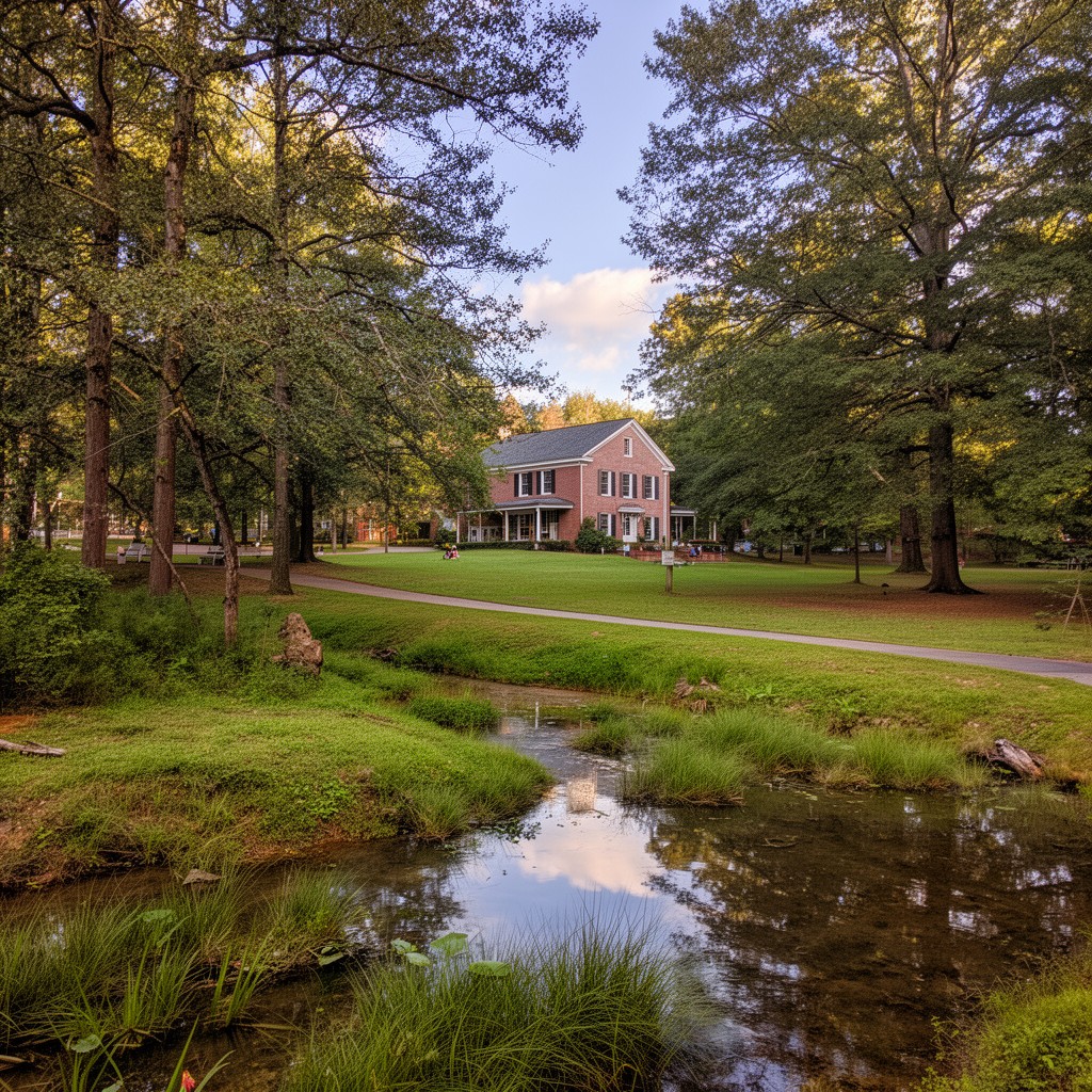 AI-generated illustration of Warm Springs, Georgia, United States