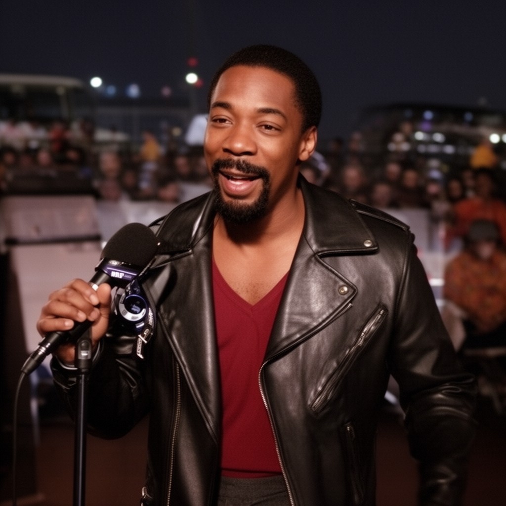 AI-generated illustration of Eddie Murphy