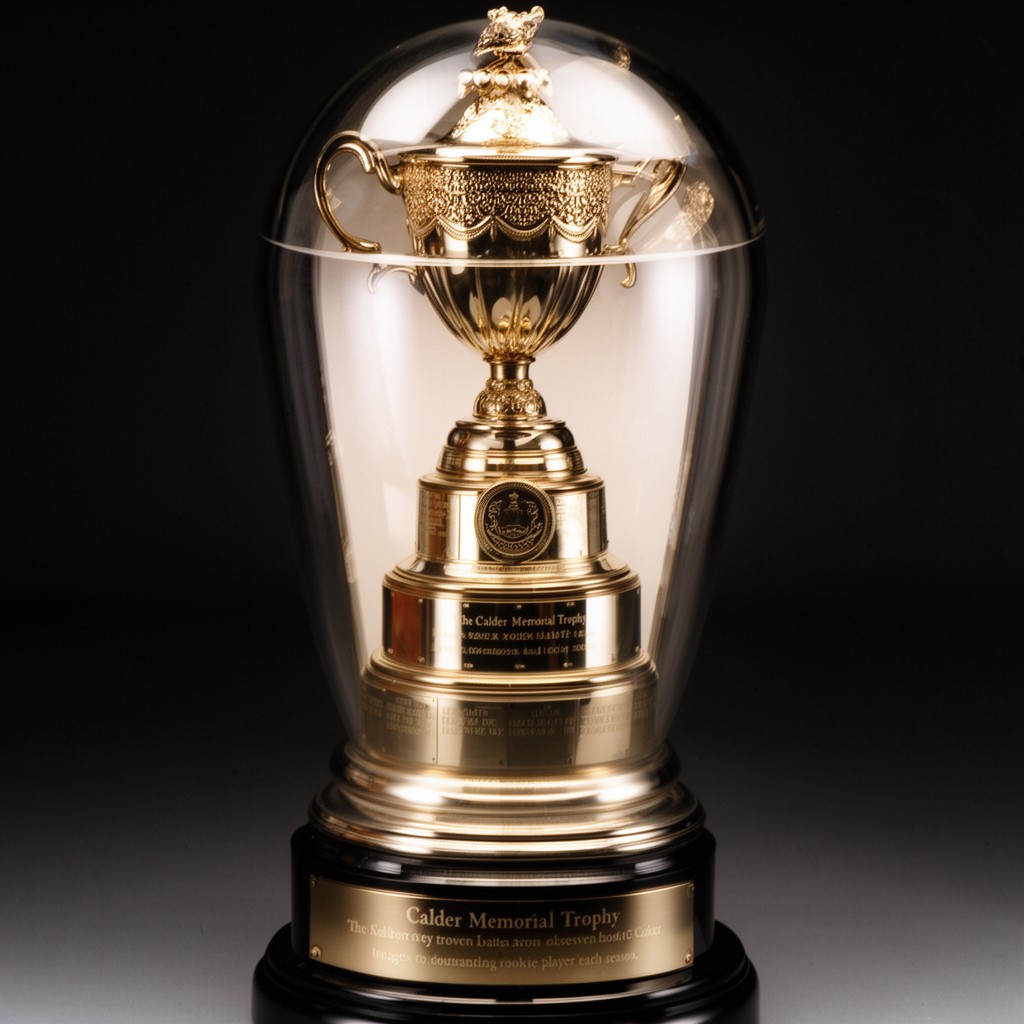 AI-generated illustration of Calder Memorial Trophy