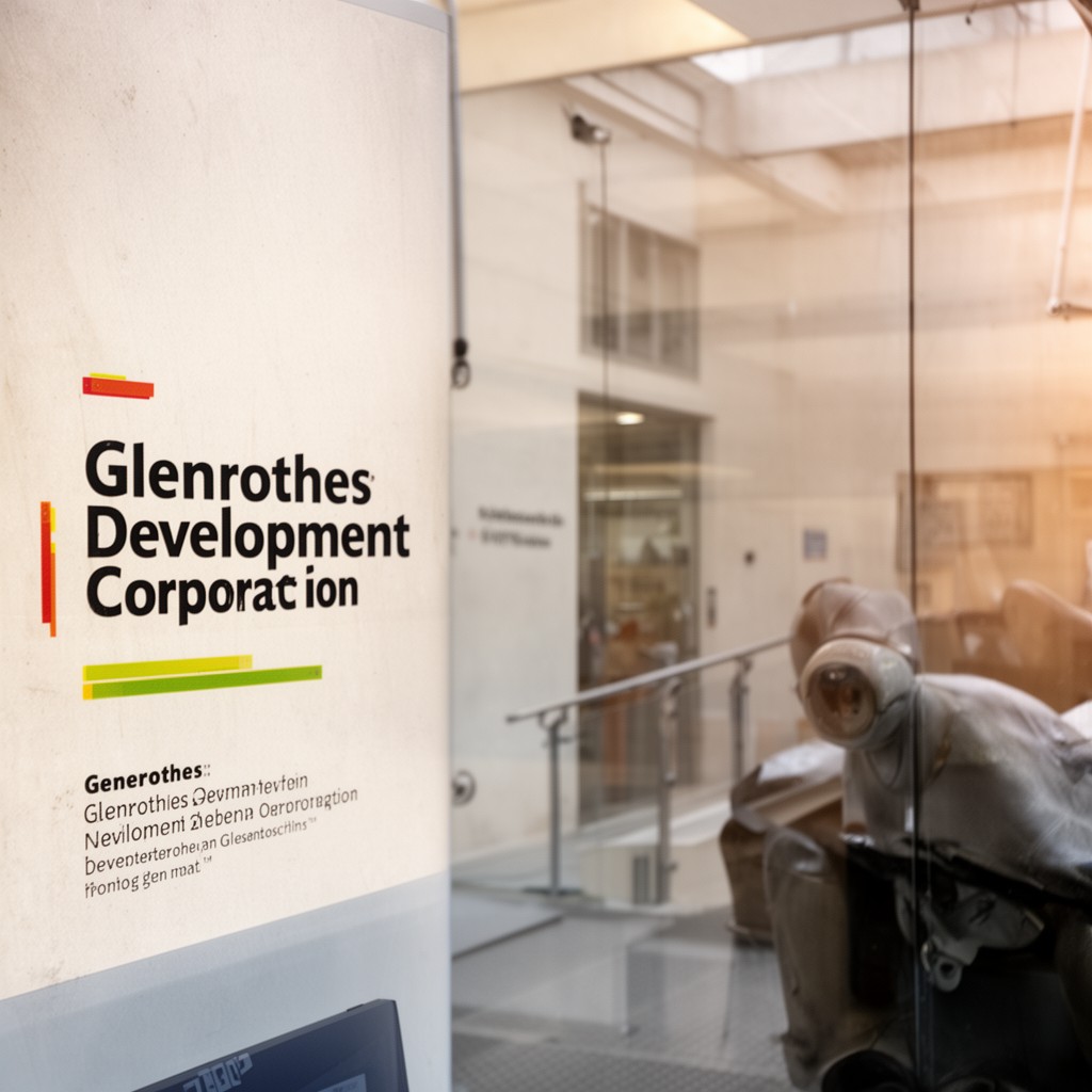 AI-generated illustration of Glenrothes Development Corporation
