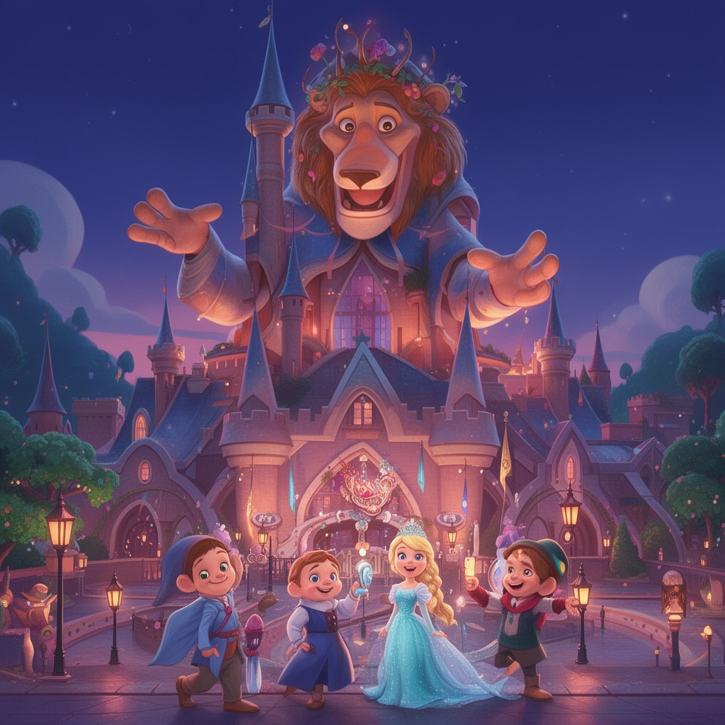 AI-generated illustration of Walt Disney Animation Studios