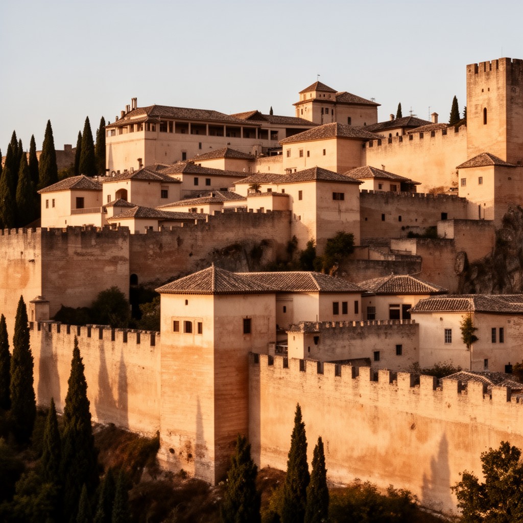 AI-generated illustration of The Alhambra