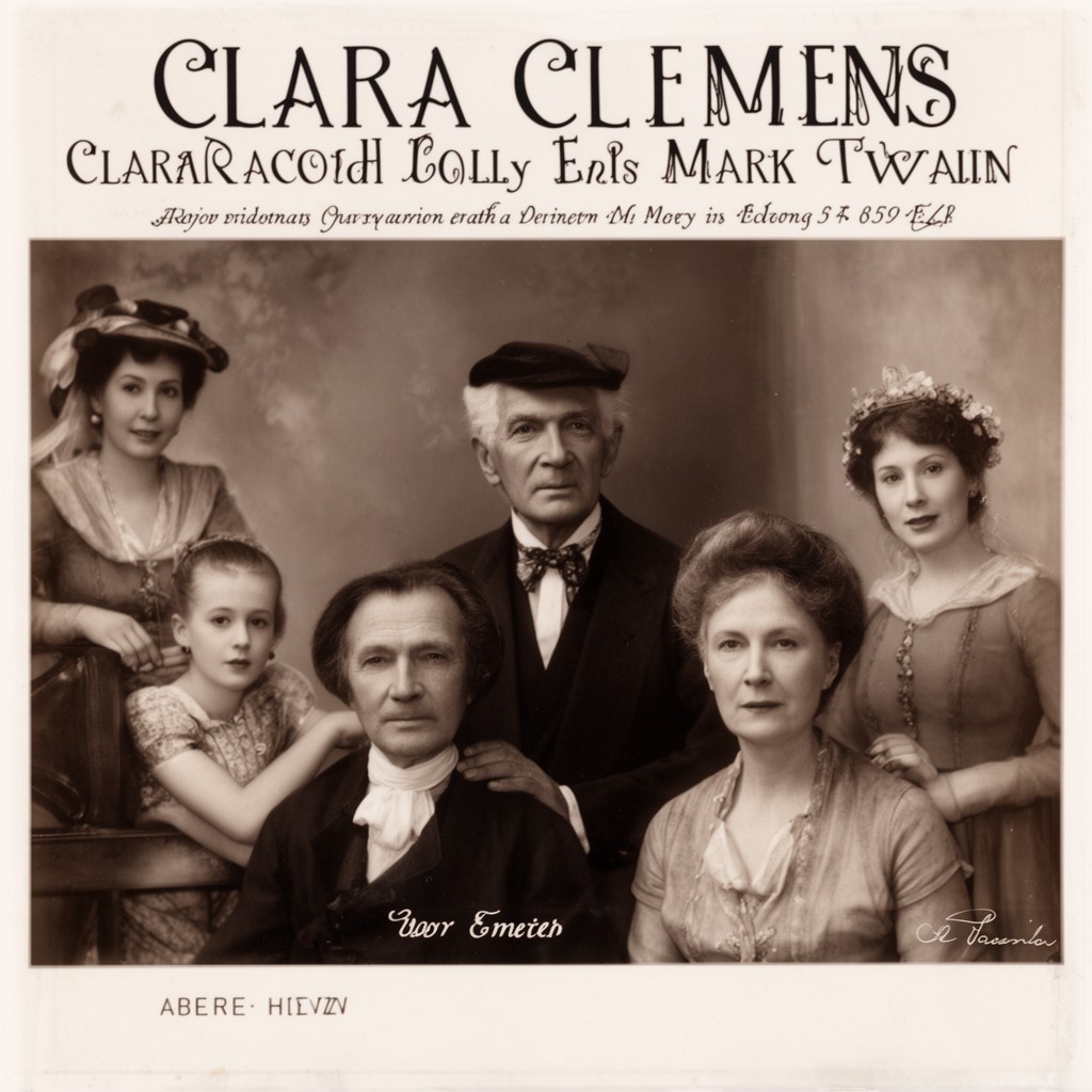 AI-generated illustration of Clara Clemens