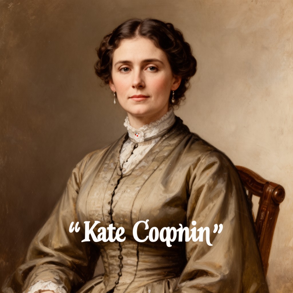AI-generated illustration of Kate Chopin