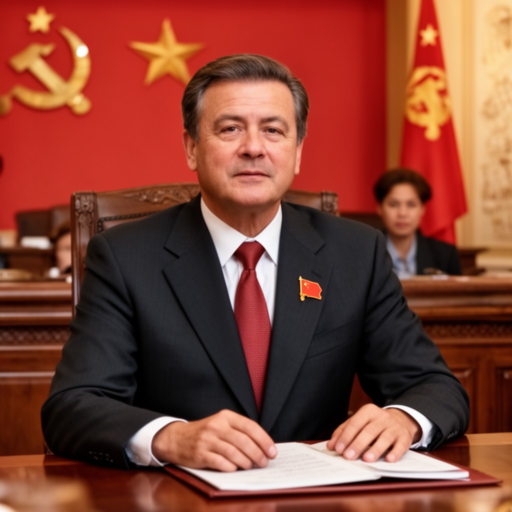 AI-generated illustration of General Secretary of the Communist Party