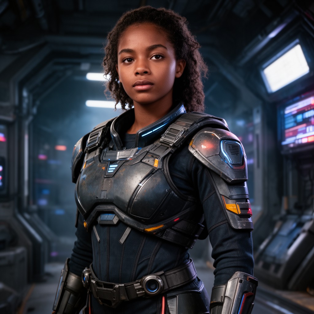 AI-generated illustration of Amara Namani