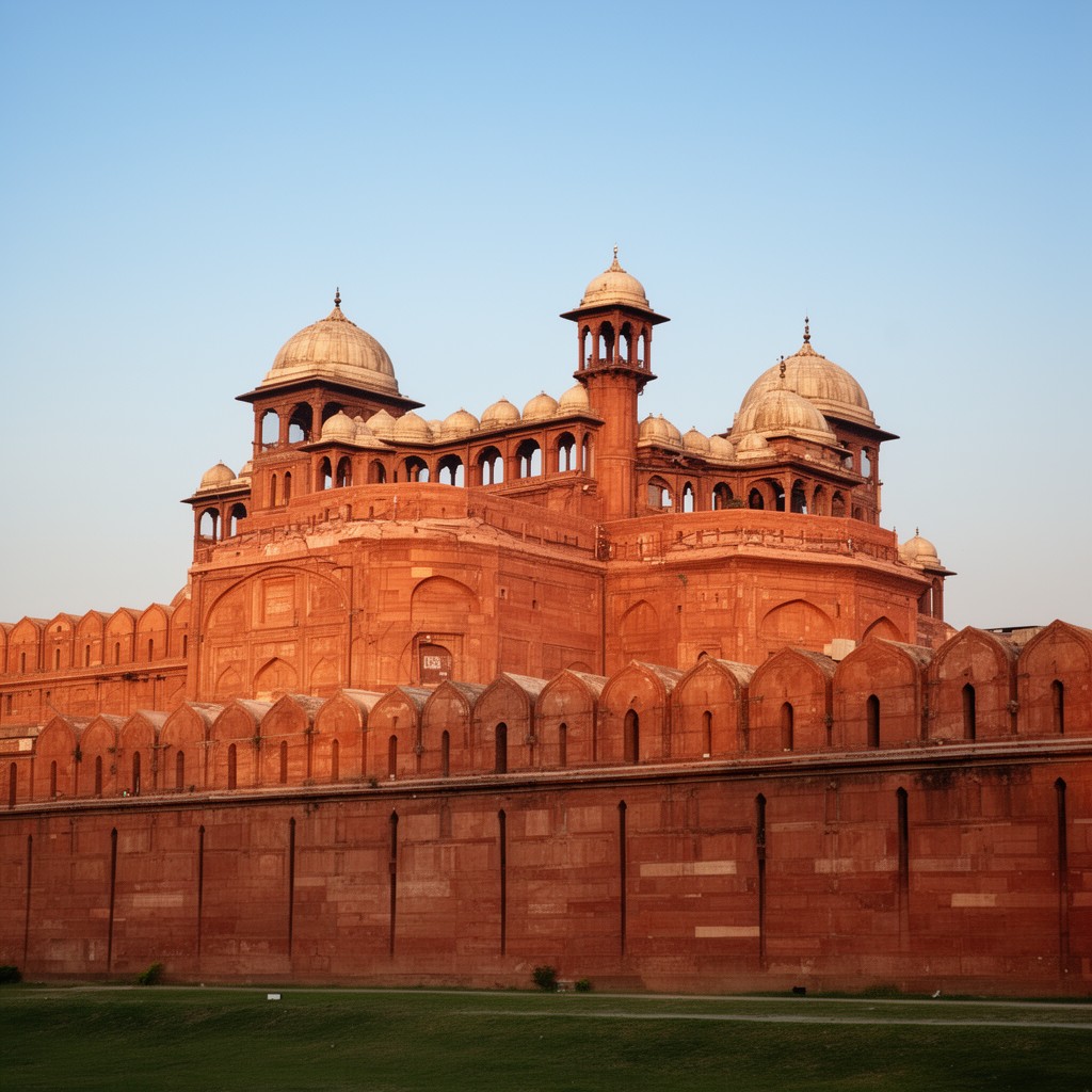 AI-generated illustration of Red Fort