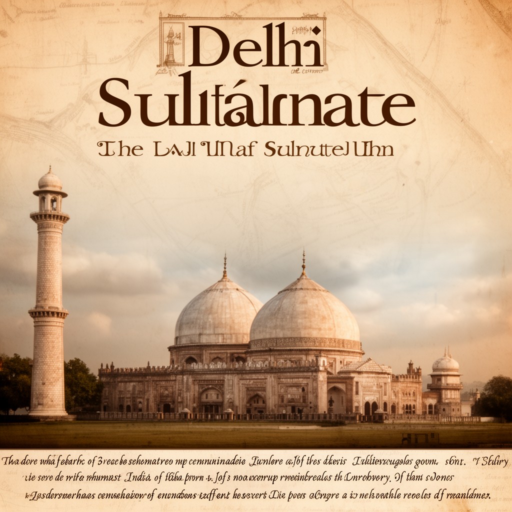AI-generated illustration of Delhi Sultanate