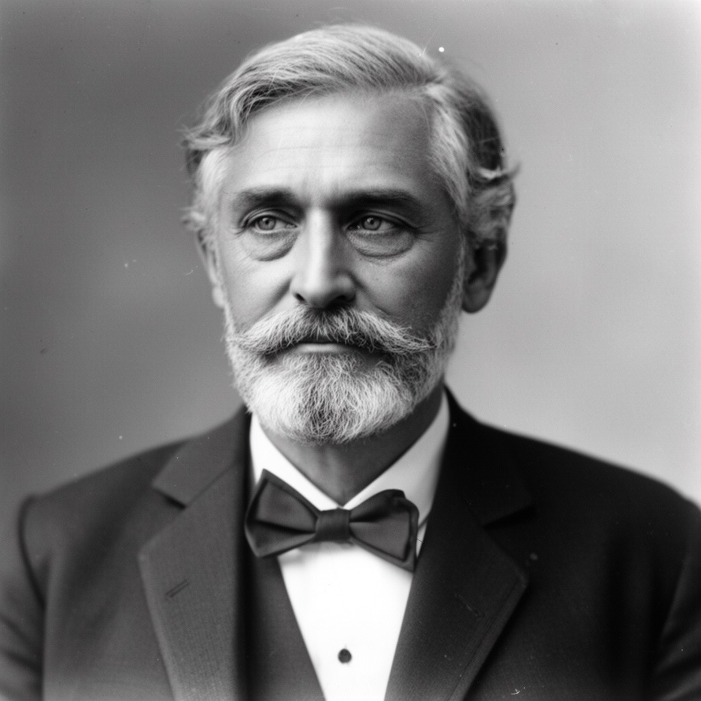 AI-generated illustration of Allan Octavian Hume