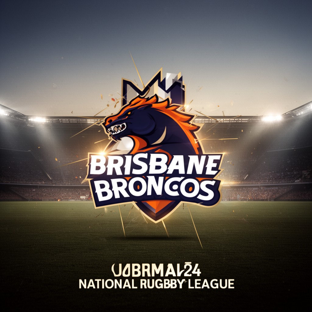 AI-generated illustration of Brisbane Broncos