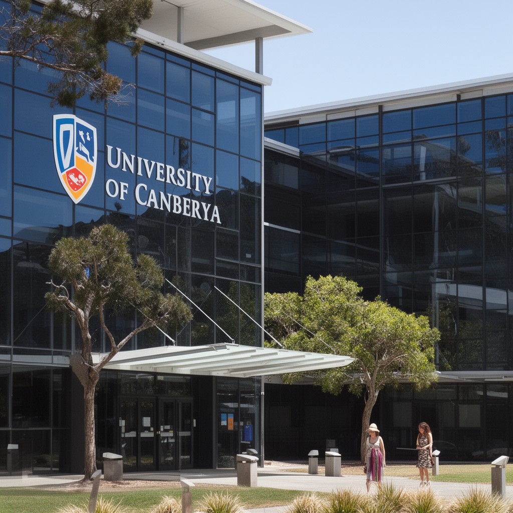 AI-generated illustration of University of Canberra