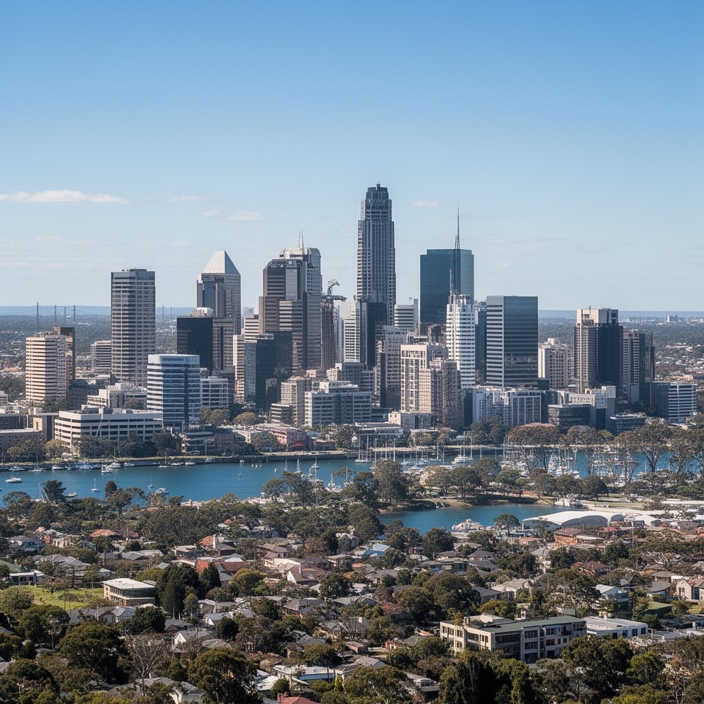 AI-generated illustration of Australia/Brisbane
